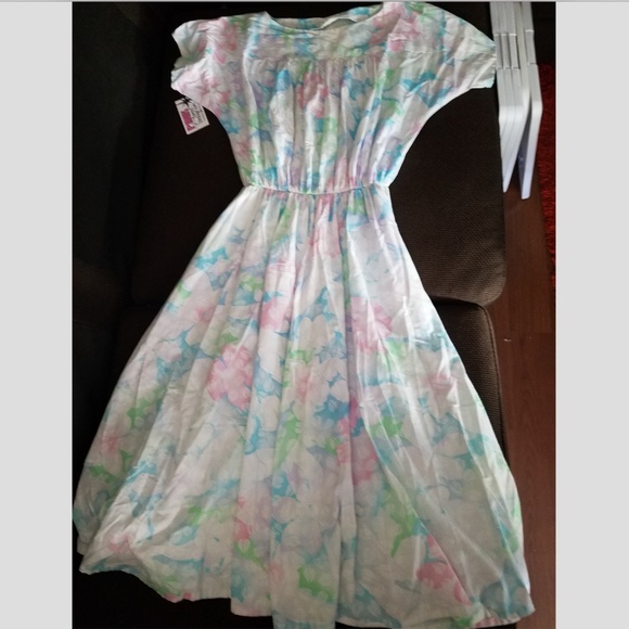 pastel vintage dress